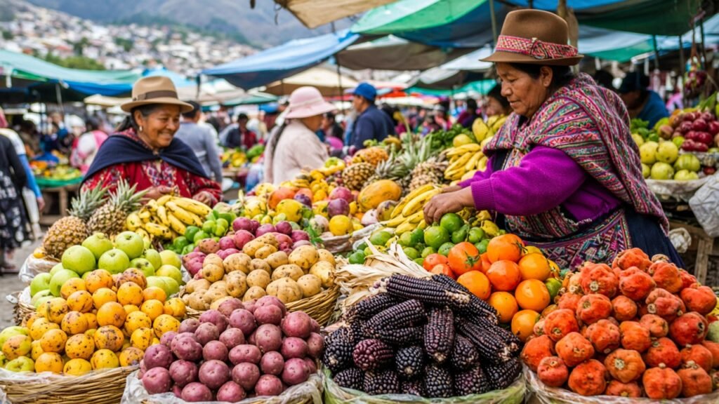 Productos frescos y el costo de vida diario en Ecuador